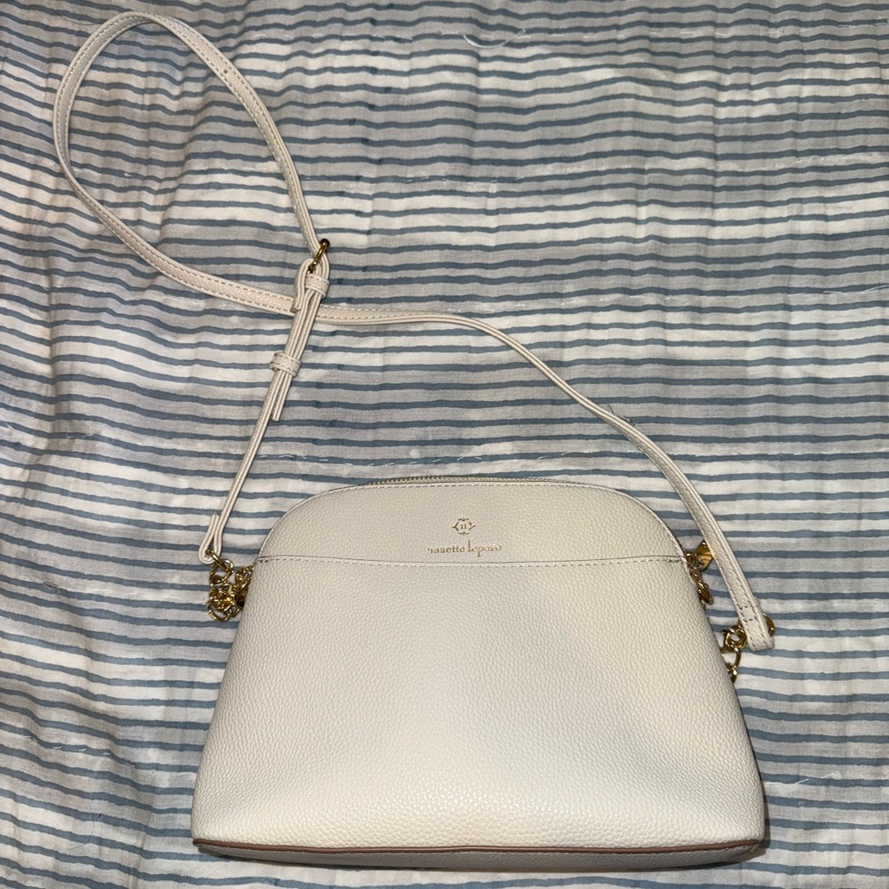 Nanette Lepore Cream Crossbody Bag